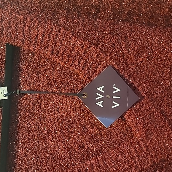 Plus Size Burgundy V-Neck Sweater Office Wear Business Casual Meeting - Picture 7 of 10